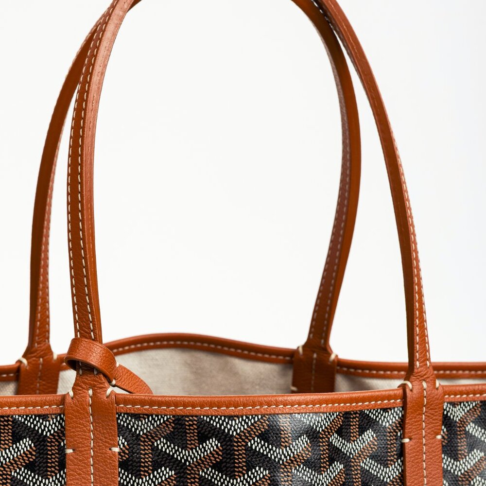 Goyard Saint Louis PM Black Goyardine Canvas Tote - Picture 7 of 11